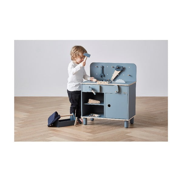 Modrá dětská dílnička Flexa Play The Workbench-image-3