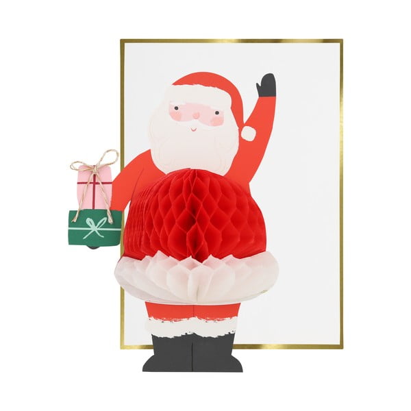 Vánoční přání Santa – Meri Meri-image-1