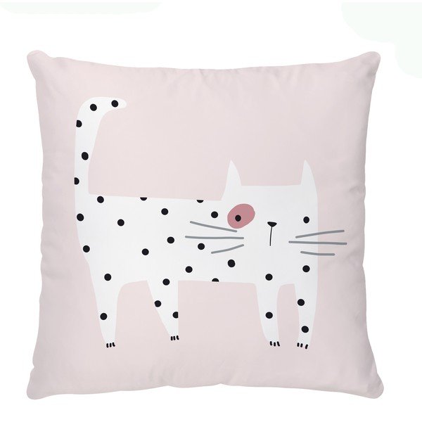 Dětský polštářek z bavlněného saténu 45x45 cm Meow Meow – Butter Kings-image-2