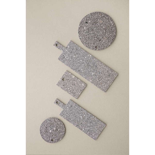 Béžové servírovací prkénko Blomus Stone, ø 20 cm-image-1