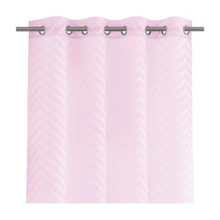 Růžový závěs AmeliaHome Molisa Eyelets, 140 x 250 cm