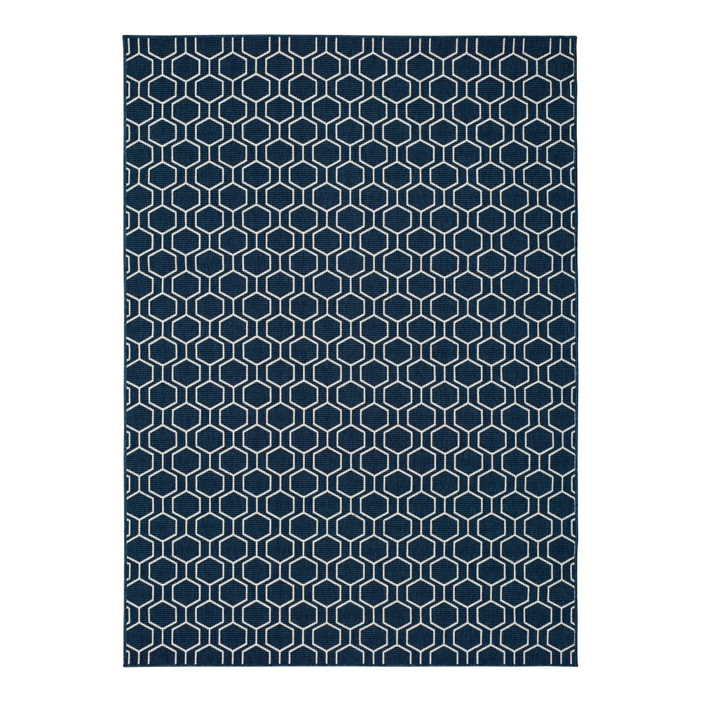 Modrý venkovní koberec Universal Clhoe, 80 x 150 cm