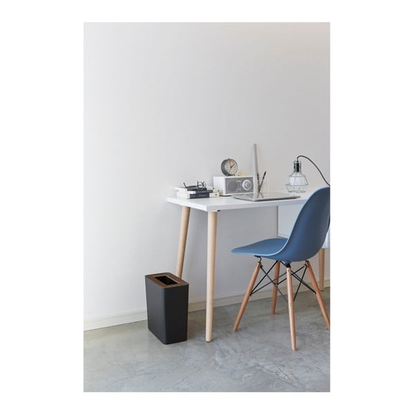 Černý odpadkový koš YAMAZAKI Rin Square-image-2