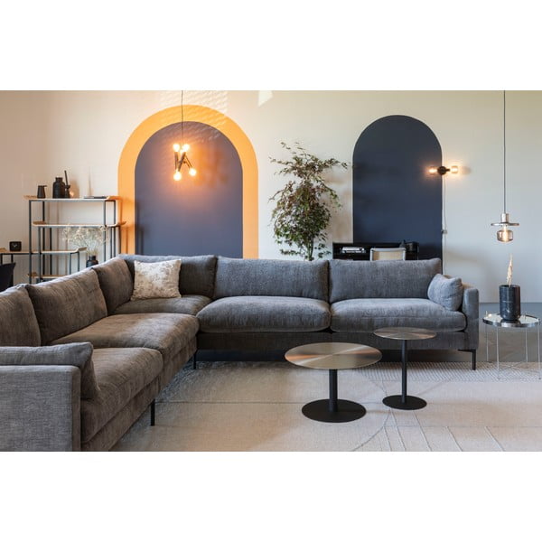 Kovový kulatý odkládací stolek ø 40 cm Snow – Zuiver-image-4