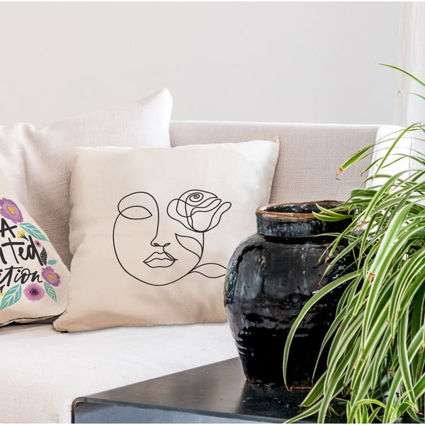 Polštář Butter Kings z bavlny Rose, 45 x 45 cm-image-1