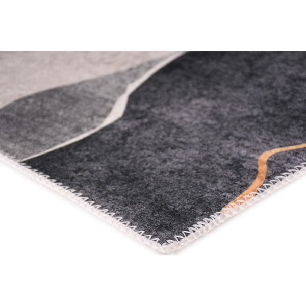 Modro-šedý pratelný koberec 120x160 cm – Vitaus-image-2