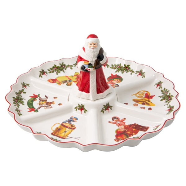 Porcelánový servírovací talíř s vánočním motivem Villeroy & Boch, ø 38 cm