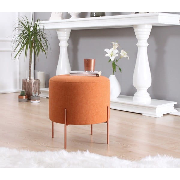 Oranžový taburet Copper – Artie-image-3