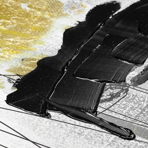 Obraz s ručně malovanými prvky s rámem/na plátně 70x100 cm Fantasia I – Styler-image-4