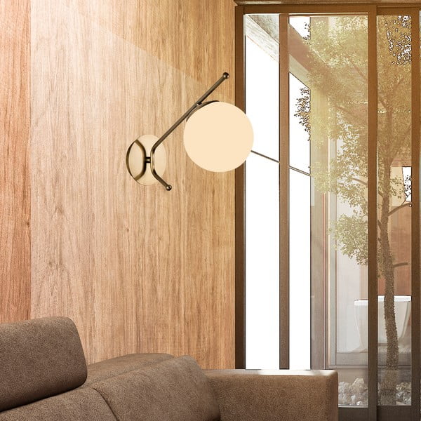 Nástěnné svítidlo ve zlaté barvě Squid Lighting Star, výška 31 cm-image-3