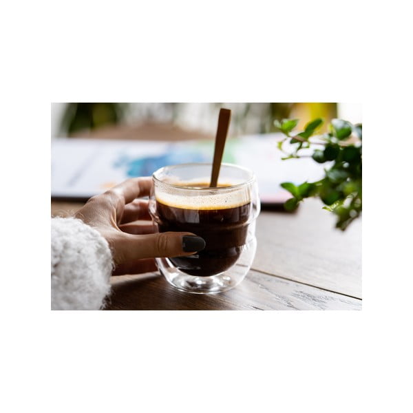 Sada 2 dvoustěnných sklenic Vialli Design Sferico, 250 ml-image-1