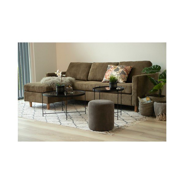 Šedý puf House Nordic Ejby, ø 34 cm-image-2