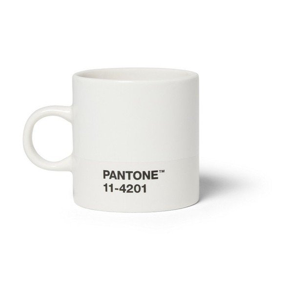 Bílý keramický hrnek na espresso 120 ml Cloud Dancer – Pantone