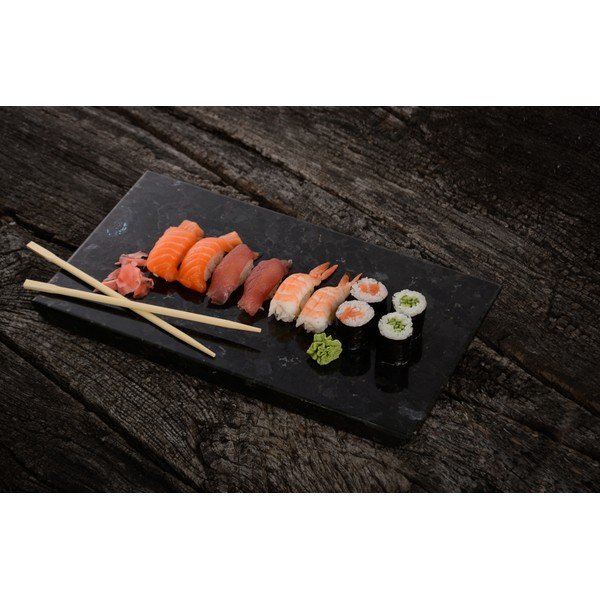 Černý žulový podnos RGE Black Crystal, 20 x 35 cm-image-4