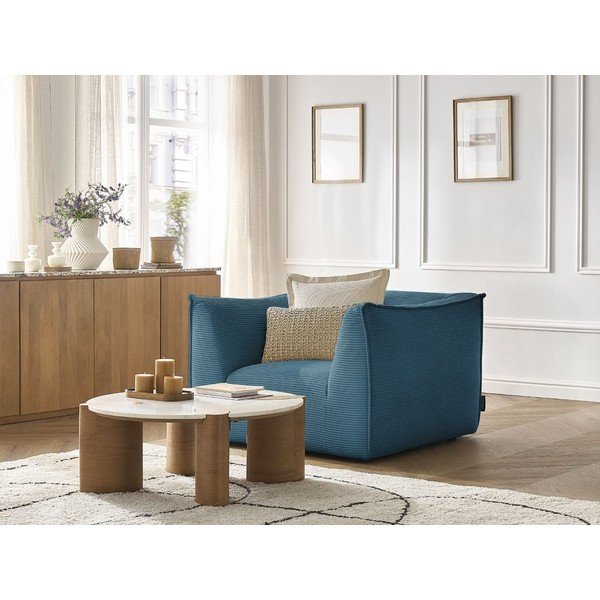 Modré manšestrové křeslo Giorgia – Bobochic Paris-image-4