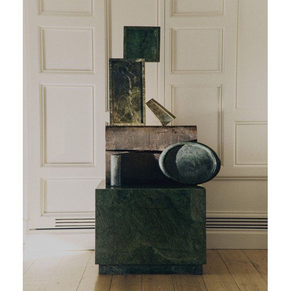 Mramorový odkládací stolek 50x50 cm Sorein – Kave Home-image-2