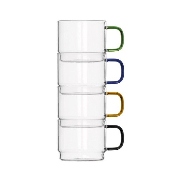 Skleněné hrnky v sadě 4 ks 350 ml Bridge – Brandani-image-2