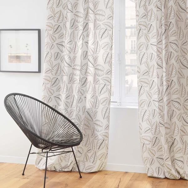 Béžový závěs 140x280 cm Alma – douceur d'intérieur-image-3