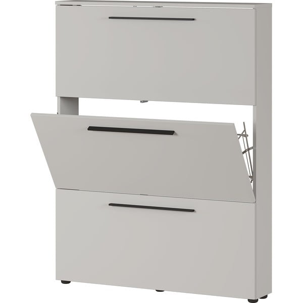 Šedobéžový výklopný botník Utah - Germania-image-2