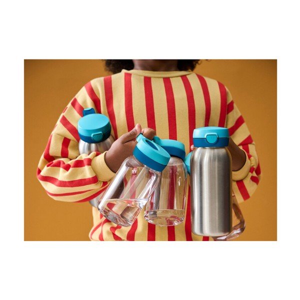 Modrá/ve stříbrné barvě plastová dětská termoska 500 ml Campus – Mepal-image-3