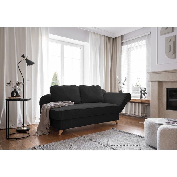 Antracitová manšestrová lenoška (pravý roh) Chic Charlotte – Miuform-image-4