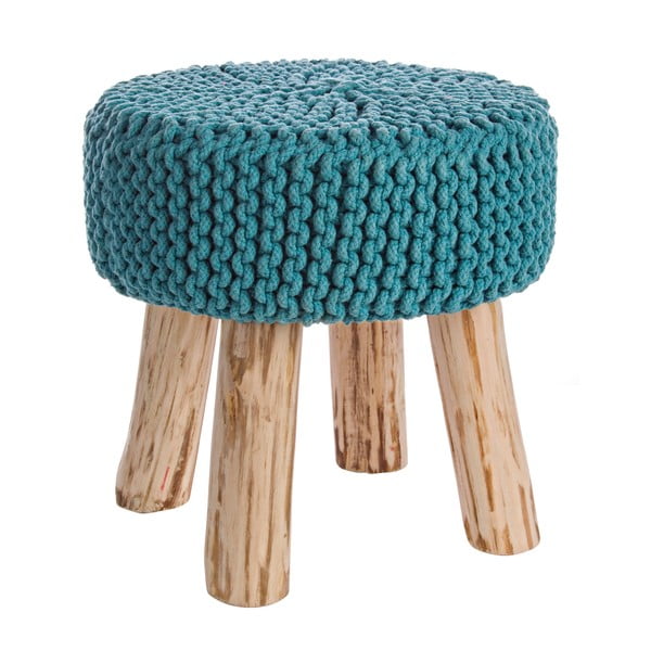 Taburetka Weave, modrá
