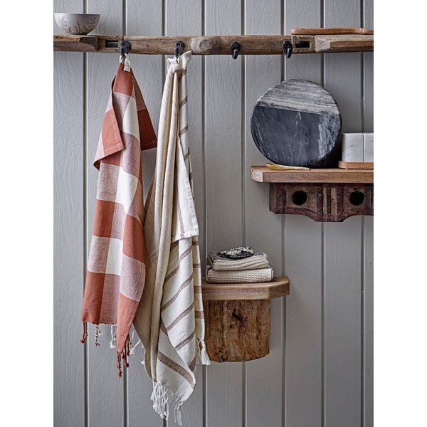 Bavlněné utěrky v sadě 3 ks 70x45 cm Papaya - Bloomingville-image-1