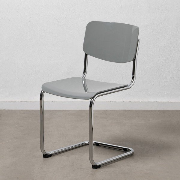 Šedé jídelní židle v sadě 4 ks Chrome – Ixia-image-2