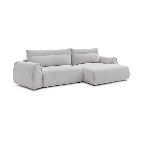 Světle šedá rohová pohovka Aden – Bobochic Paris-image-3