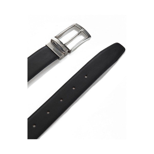 Kožený pásek Black Grey, 130 cm-image-2