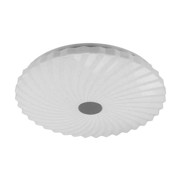 Bílé stmívatelné LED stropní svítidlo na dálkové ovládání 38,5x38,5 cm Calipso – Candellux Lighting
