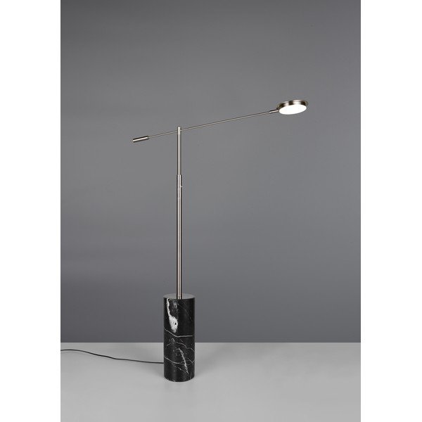 Černá/ve stříbrné barvě LED stojací lampa (výška 145 cm) Fiore – Trio Select-image-2