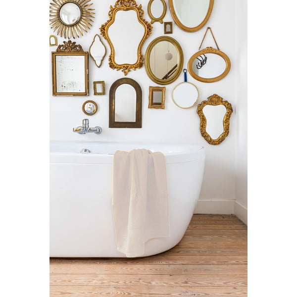 Světle béžový ručník Tiseco Home Studio, 50 x 100 cm-image-1