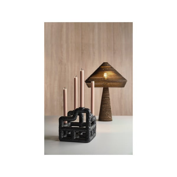 Černá stolní lampa (výška 54 cm) Alk – Villa Collection-image-4