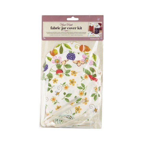 Sada 8 textilních ozdob na zavařovačky Kitchen Craft Fruit-image-2