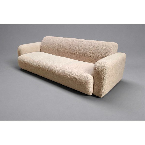 Béžová pohovka z textilie bouclé 235 cm Molino - II. jakost – Micadoni -image-2