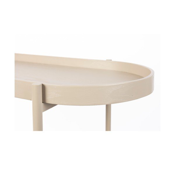 Béžový konzolový stolek 39x85 cm Amaya – White Label-image-4