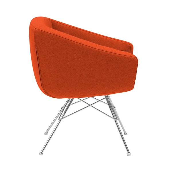 Oranžové křeslo Softline Aiko-image-3