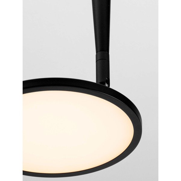 Matně černé hliníkové LED stropní svítidlo s ohybatelnou konstrukcí Ekei – Nova Luce-image-3