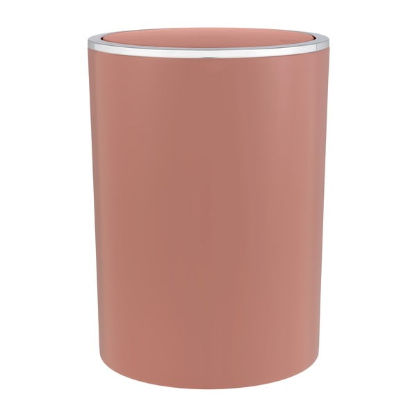 Růžový odpadkový koš Wenko Inca, 5 l