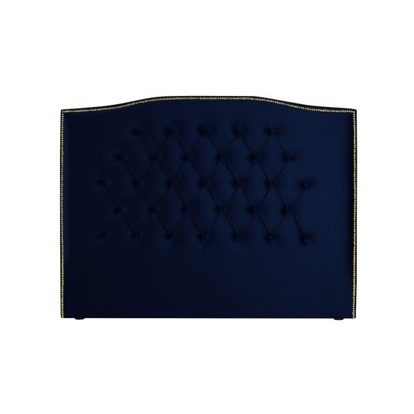 Námořnicky modré čelo postele Mazzini Sofas Daisy, 180 x 120 cm