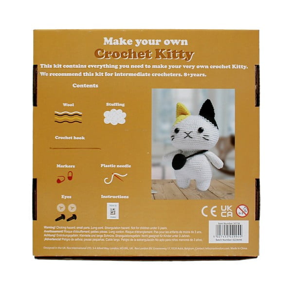 Kreativní sada DIY Crochet Cat – Rex London-image-4
