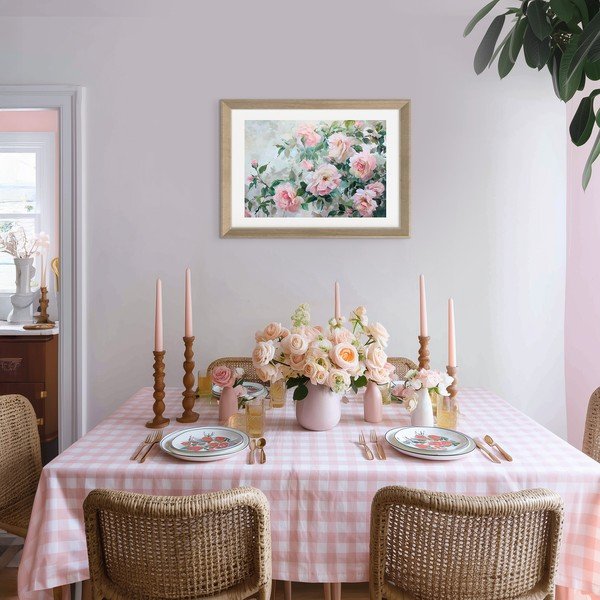 Tištěný obraz s rámem 75x56 cm Blooming Roses – Styler-image-1