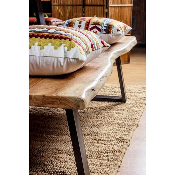 Dřevěná lavice v přírodní barvě Artur – Bizzotto-image-3