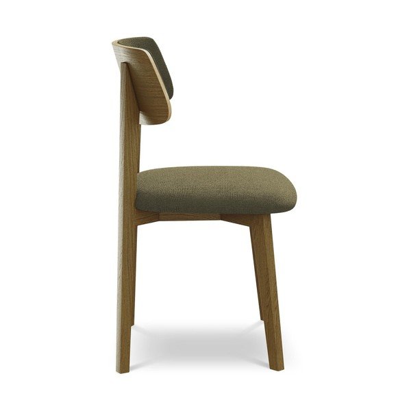 Zelená jídelní židle z masivního dřeva Niu – Makamii-image-2