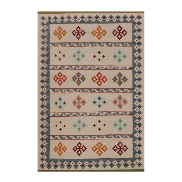 Ručně tkaný koberec Kilim Floral, 240x170cm