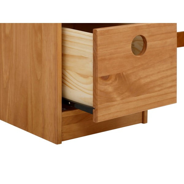 Pracovní stůl z borovicového dřeva 50x100 cm Alpi – Støraa-image-3