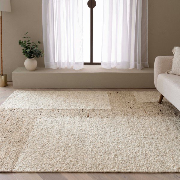 Béžový oboustranný/ručně tkaný vlněný koberec 160x230 cm Napa Tumbla – Asiatic Carpets-image-1