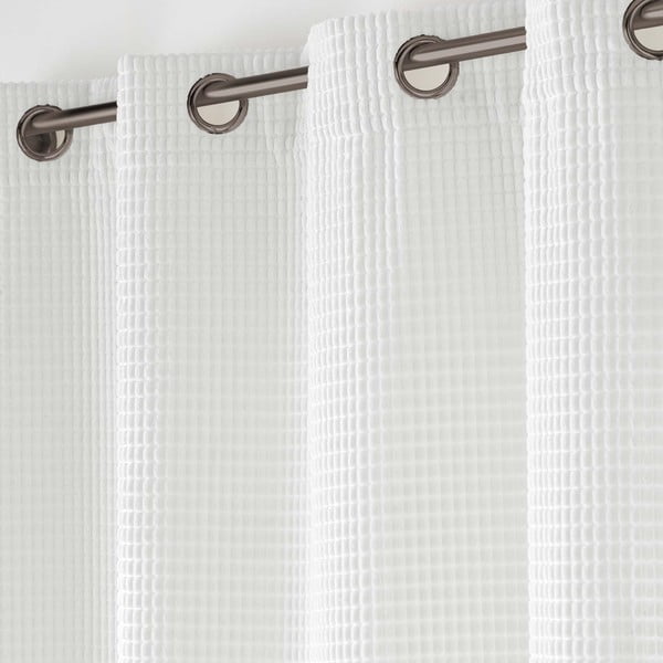 Bílý sametový závěs 140x260 cm Swing – douceur d'intérieur-image-2