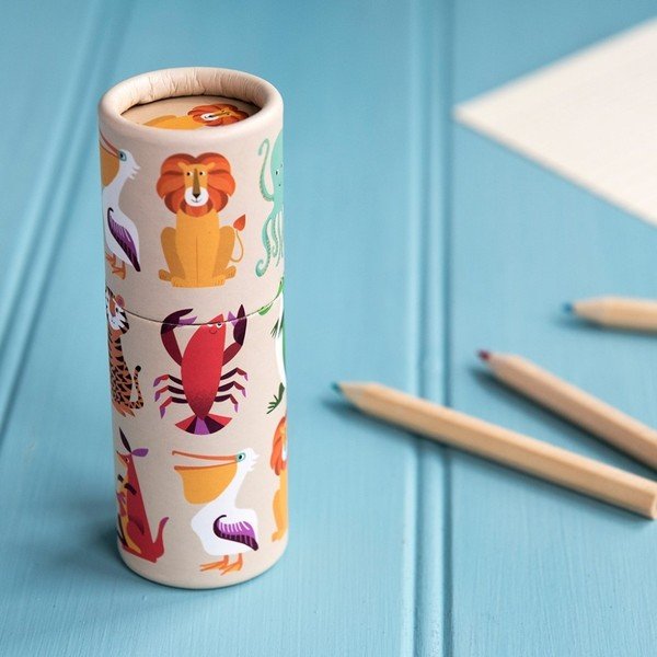 Sada 12 mini pastelek Rex London Colourful Creatures-image-1